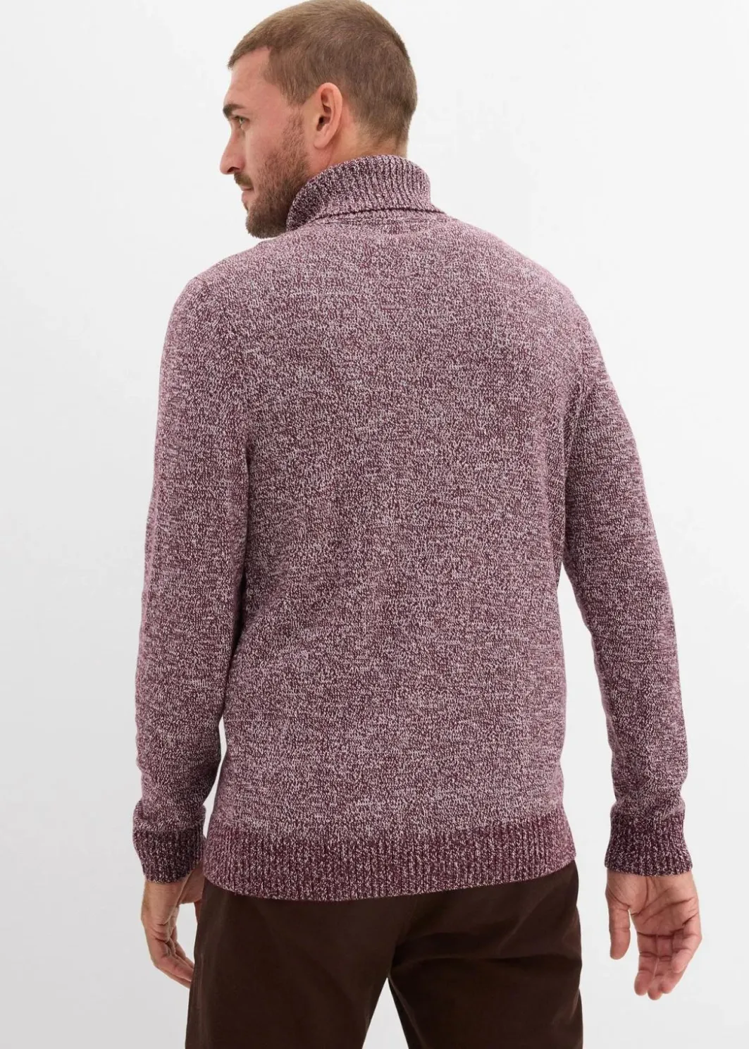 Sale Rollkragenpullover mit Baumwolle Herren Große Größen|Basics
