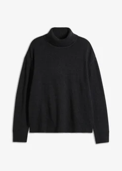 Discount Rollkragenpullover mit Baumwolle, Loose Fit Herren Große Größen|Pullover & Strickjacken
