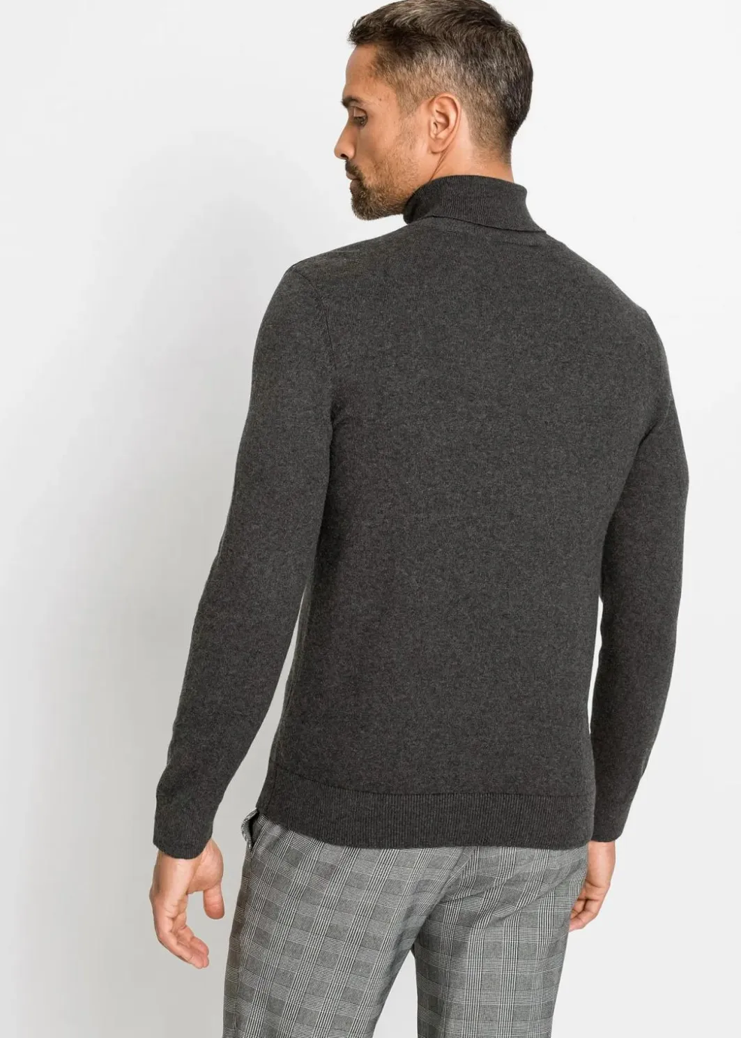 New Rollkragenpullover mit Kaschmir Herren Pullover & Strickjacken|Große Größen