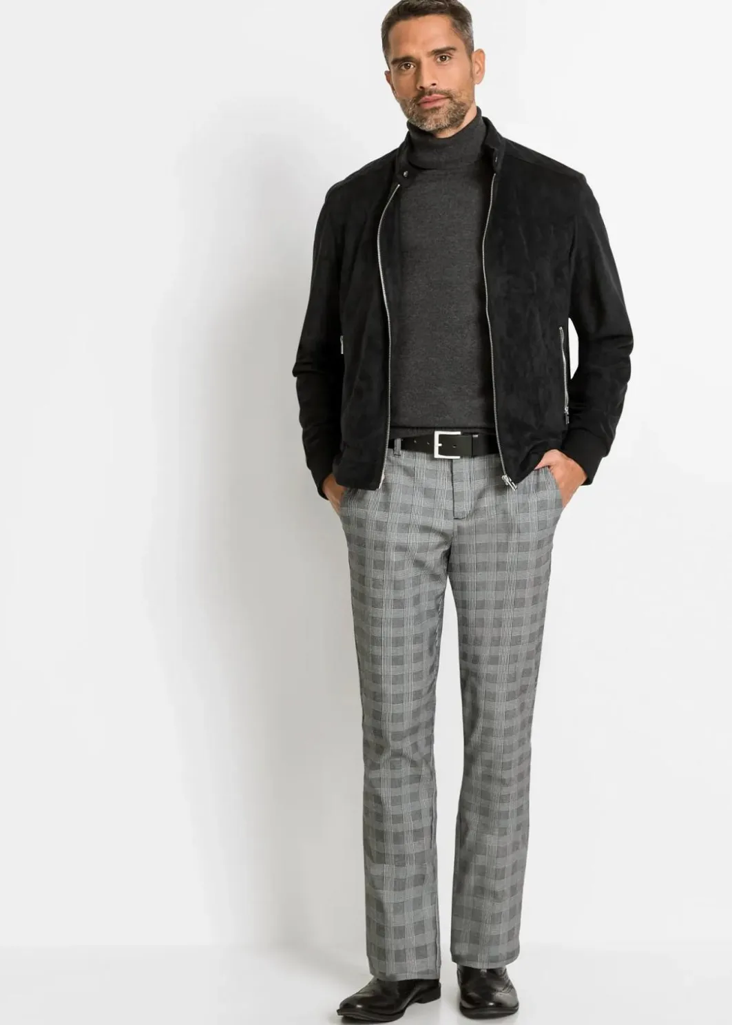 New Rollkragenpullover mit Kaschmir Herren Pullover & Strickjacken|Große Größen