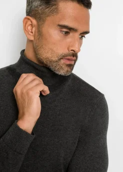 New Rollkragenpullover mit Kaschmir Herren Pullover & Strickjacken|Große Größen