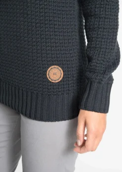 Damen bonprix Bekleidung·Umstandsmode|Pullover & Strickjacken|Rollkragenpullover mit Kordeln