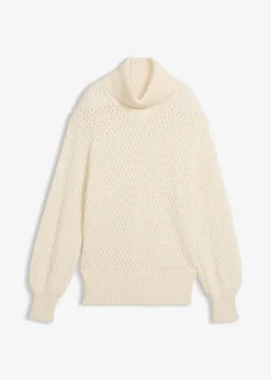 Sale Rollkragenpullover mit Merinowolle Damen Pullover & Strickjacken|Strickmode