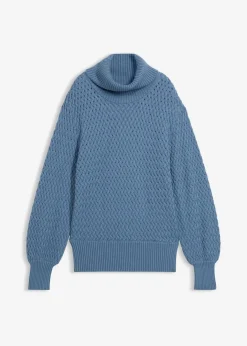 Damen bonprix Bekleidung·Umstandsmode|Bekleidung·Jeans|Rollkragenpullover mit Merinowolle