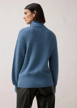 Damen bonprix Bekleidung·Umstandsmode|Bekleidung·Jeans|Rollkragenpullover mit Merinowolle