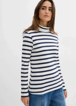 Damen bonprix Bekleidung·Röcke|Basics|Rollkragenshirt aus reiner Baumwolle