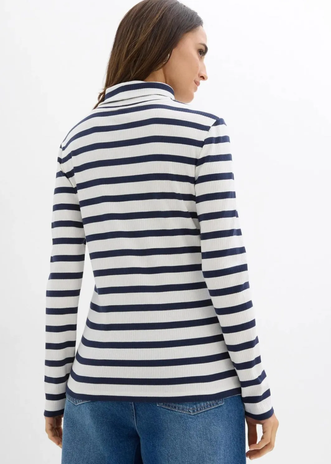 Damen bonprix Bekleidung·Röcke|Basics|Rollkragenshirt aus reiner Baumwolle