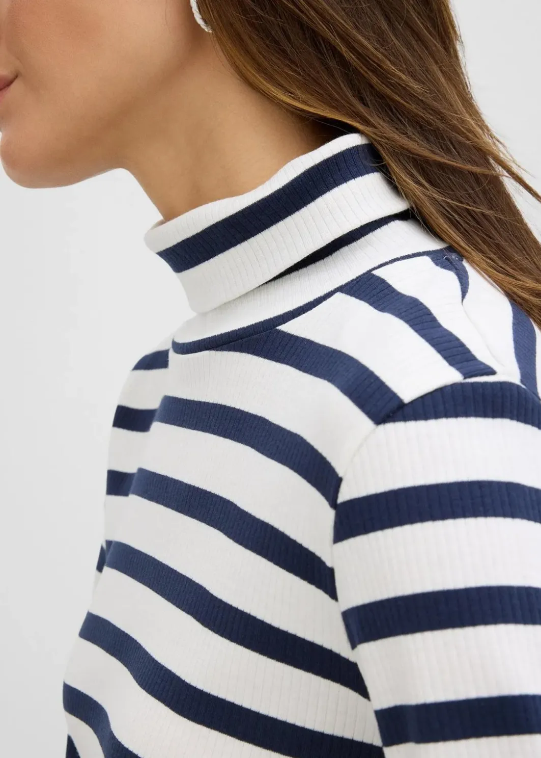 Damen bonprix Bekleidung·Röcke|Basics|Rollkragenshirt aus reiner Baumwolle