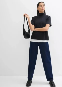 Sale Rollkragenshirt aus reiner Bio-Baumwolle Damen Shirts & Tops