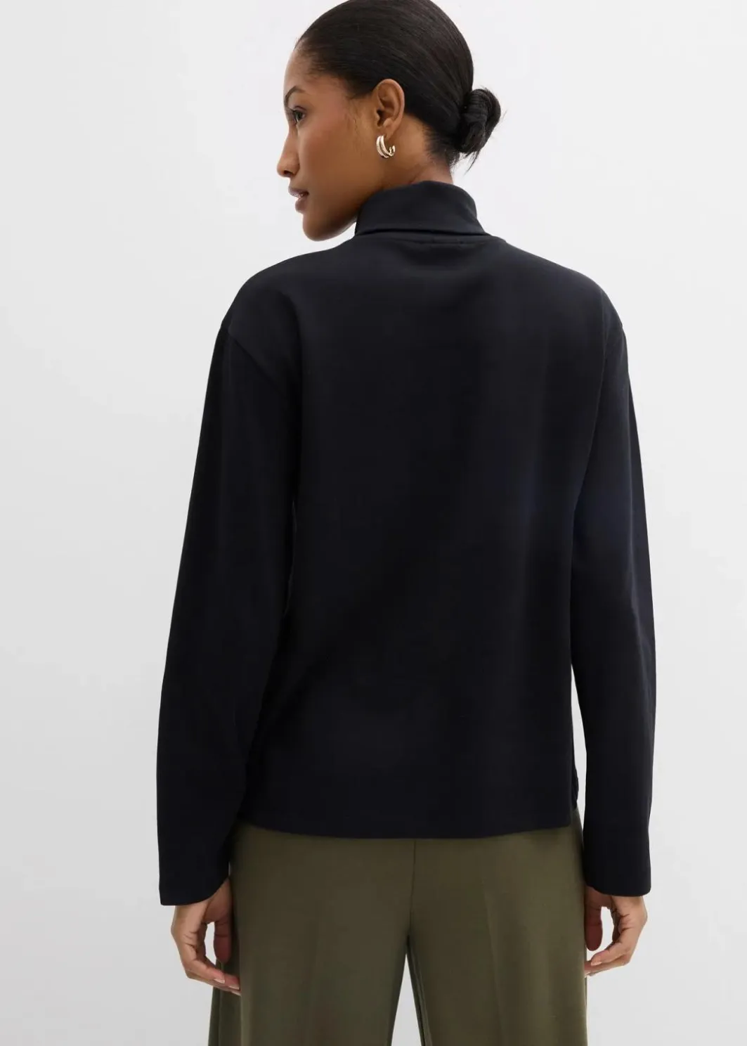 Best Rollkragenshirt aus reiner Bio-Baumwolle Damen Shirts & Tops
