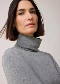 Online Rollkragenshirt mit Woll-Anteil Damen Premium|Shirts & Tops