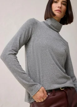 Online Rollkragenshirt mit Woll-Anteil Damen Premium|Shirts & Tops