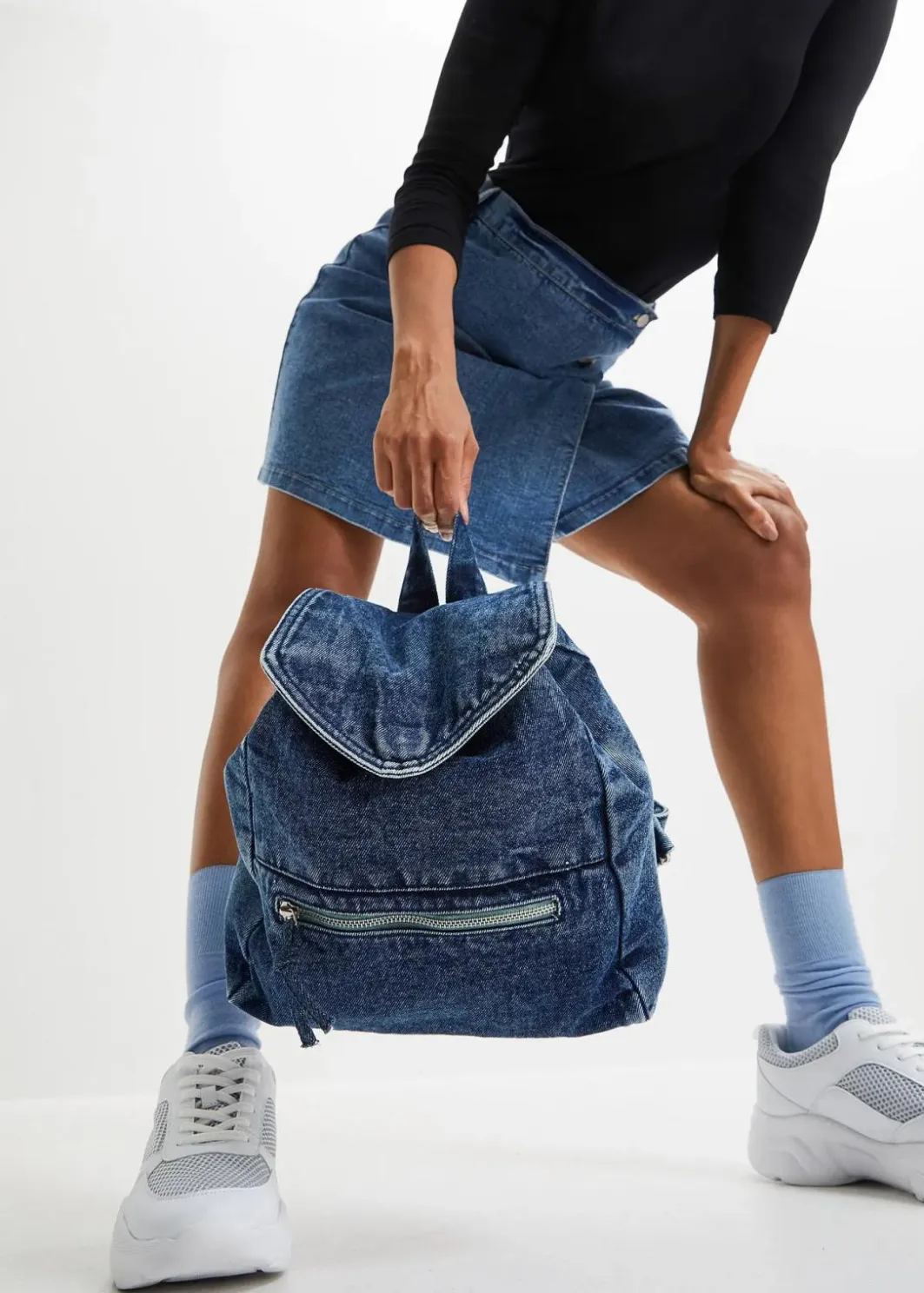 Outlet Rucksack aus Denim Damen Taschen