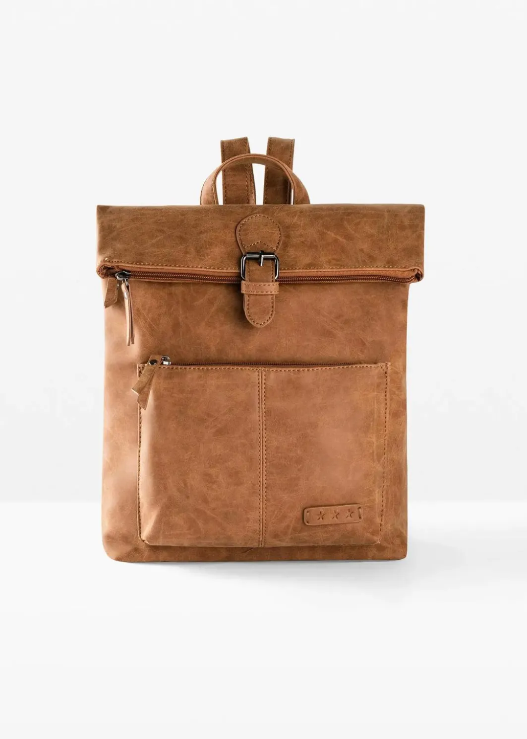 Damen bonprix Taschen|Rucksack mit Außentasche und Schnallendetail