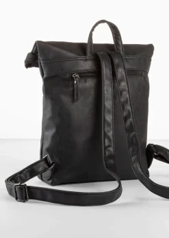 New Rucksack mit Außentasche und Schnallendetail Damen Taschen