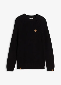Hot Rundhalspullover aus weichem Baumwollmix Herren Pullover & Strickjacken|Basics