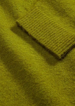 Damen bonprix Strickmode|Pullover & Strickjacken|Rundhalspullover mit überschnittener Schulter
