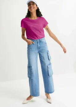 Outlet Rundhals-Shirt (5er-Pack) Damen Shirts & Tops|Basics