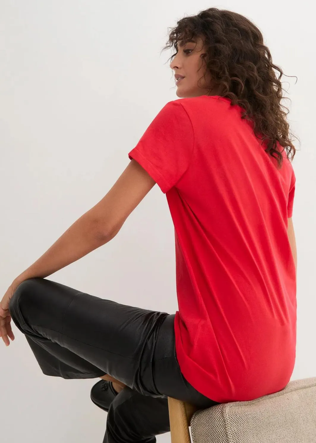 Outlet Rundhals-Shirt (5er-Pack) Damen Shirts & Tops|Basics
