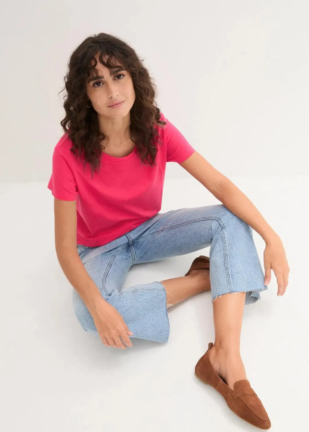 Hot Rundhals-Shirt (5er-Pack) Damen Shirts & Tops|Basics