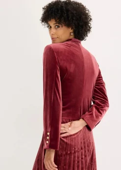 Online Samtjacke Damen Bekleidung·Hosen|Jacken & Mäntel