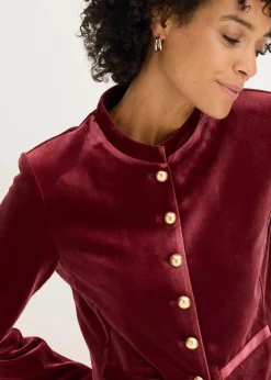 Online Samtjacke Damen Bekleidung·Hosen|Jacken & Mäntel