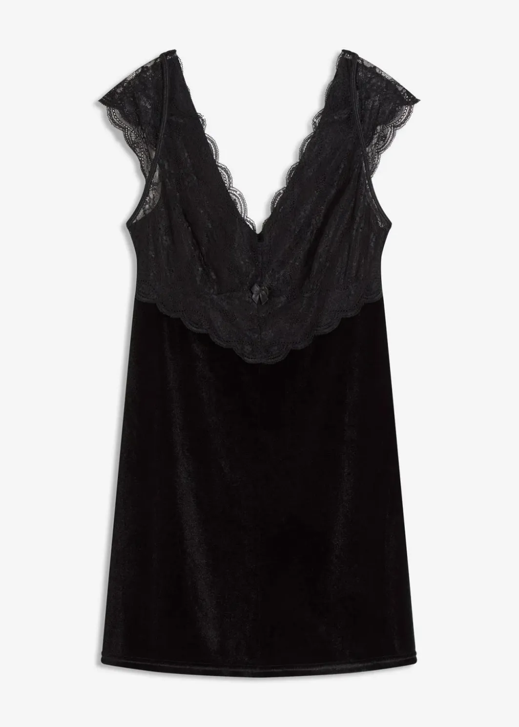 Samtkleid Damen Wäsche·Corsagen & Negligés|Wäsche·Dessous