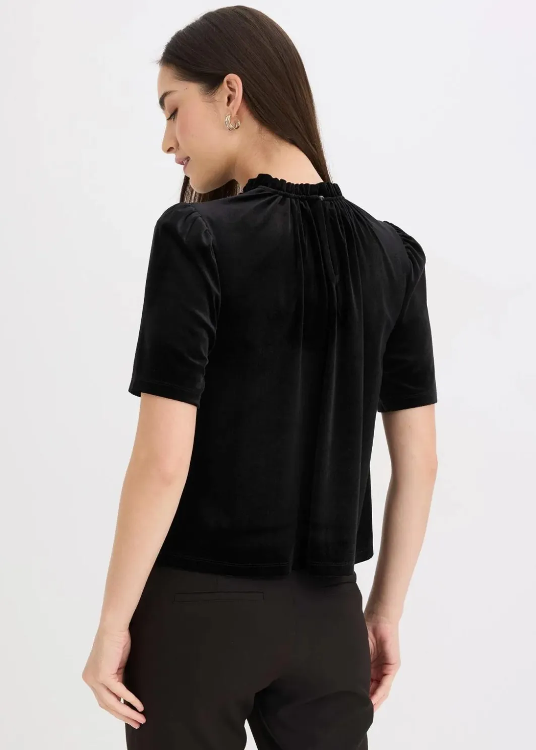 Damen bonprix Shirts & Tops|Samtshirt