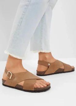 Best Sandalen aus Leder Damen Sommerschuhe|Nachhaltigere Materialien