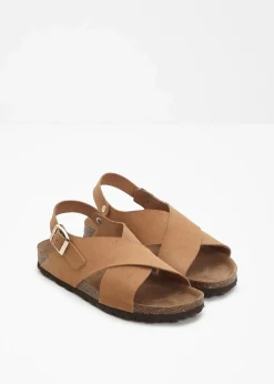 Best Sandalen aus Leder Damen Sommerschuhe|Nachhaltigere Materialien