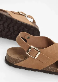 Best Sandalen aus Leder Damen Sommerschuhe|Nachhaltigere Materialien