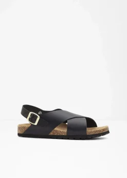 Damen bonprix Sommerschuhe|Nachhaltigere Materialien|Sandalen aus Leder