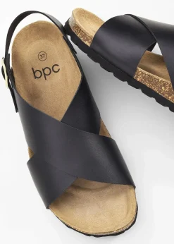 Damen bonprix Sommerschuhe|Nachhaltigere Materialien|Sandalen aus Leder