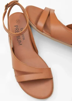 Damen bonprix Sommerschuhe|Premium|Sandalen aus Leder
