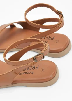 Damen bonprix Sommerschuhe|Premium|Sandalen aus Leder