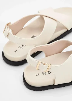 Discount Sandalen mit bequemem Fußbett Damen Strandmode|Sommerschuhe
