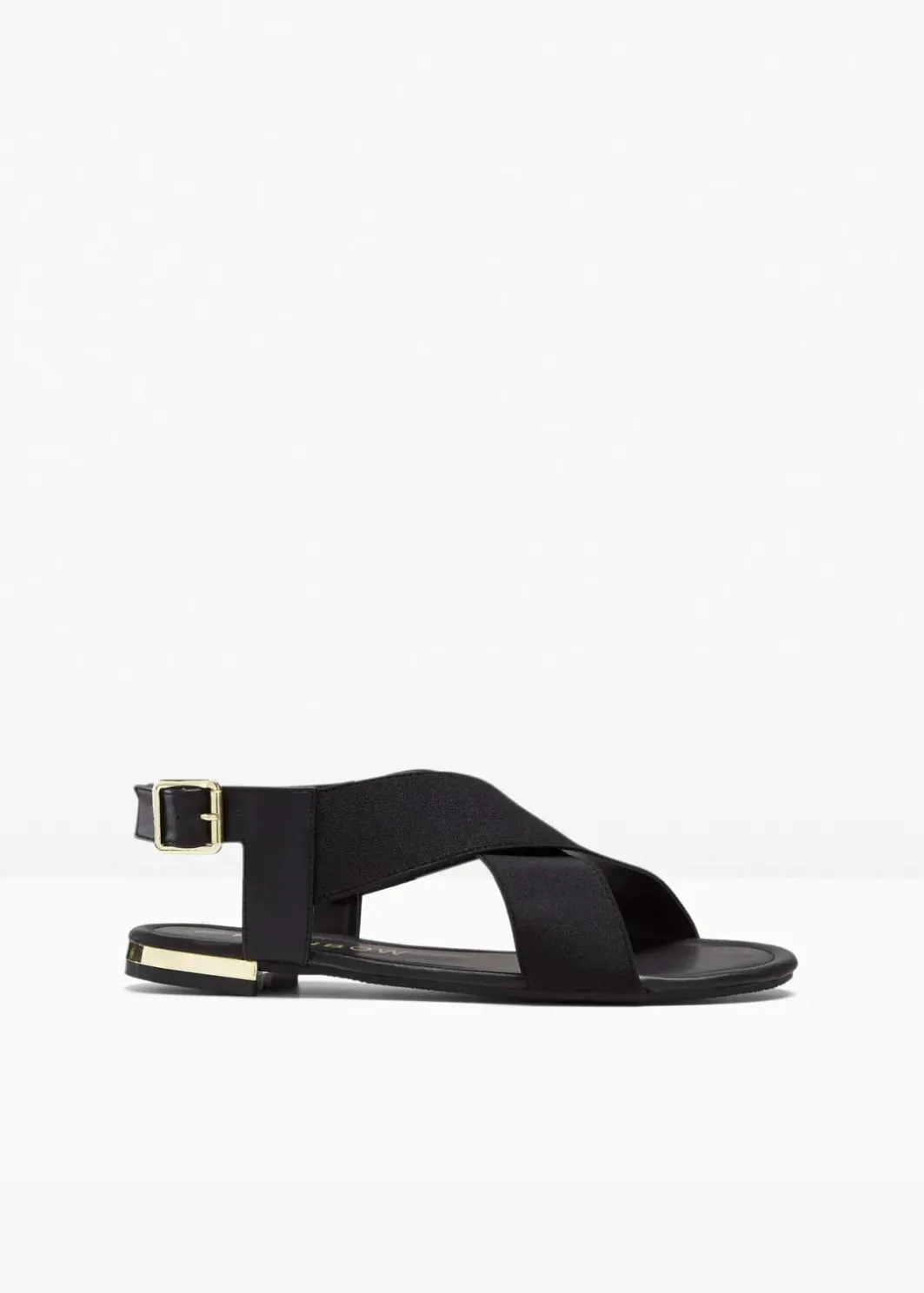 Damen bonprix Sommerschuhe|Sandalen mit elastischen Riemen