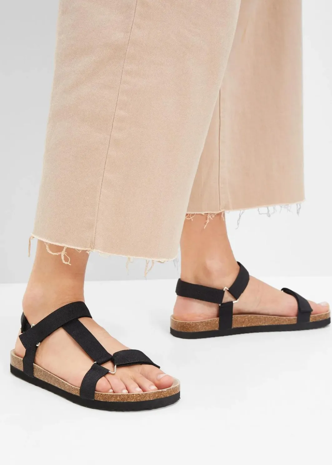 Sale Sandalen mit leicht geformtem Fußbett Damen Sommerschuhe