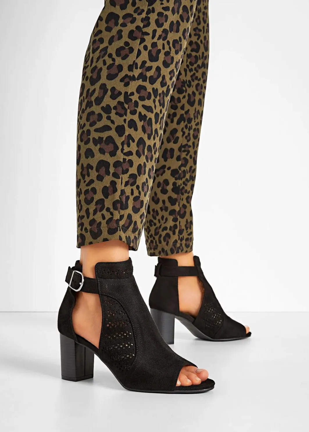 Damen bonprix Sommerschuhe|Sandaletten mit Blockabsatz