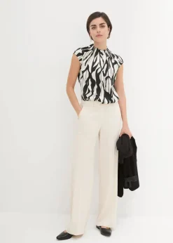 Damen bonprix Bekleidung·Jacken & Mäntel|Blusen & Tuniken|Satin Blusentop