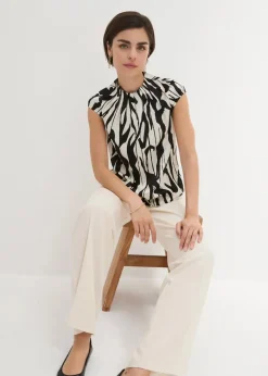 Damen bonprix Bekleidung·Jacken & Mäntel|Blusen & Tuniken|Satin Blusentop