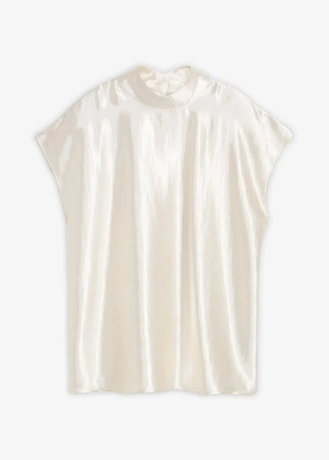Damen bonprix Bekleidung·Jacken & Mäntel|Blusen & Tuniken|Satin Blusentop mit halbhohem Kragen