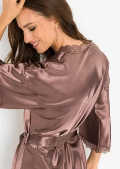 Online Satin Kimono Damen Wäsche·Dessous|Wäsche·Bademäntel