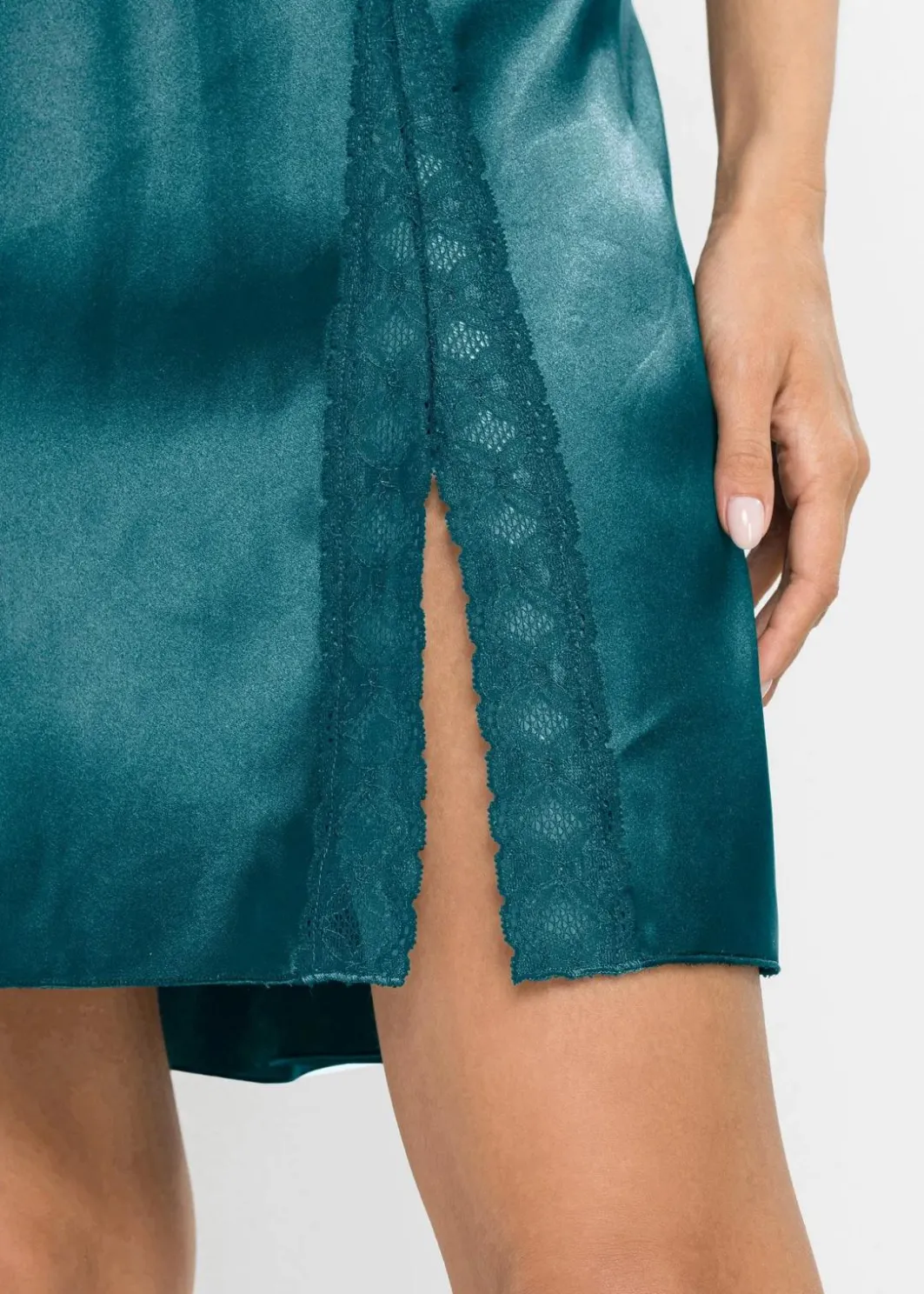 Satin Negligé Damen Nachtwäsche|Erotikwäsche