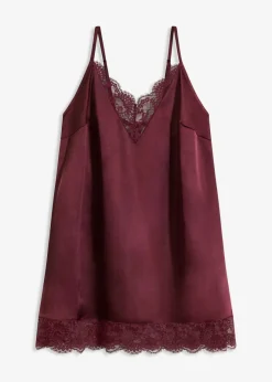 Damen bonprix Wäsche·Corsagen & Negligés|Wäsche·Dessous|Satin Negligé mit Glanzeffekt