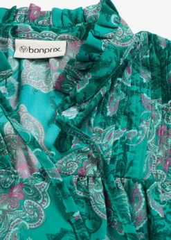 Damen bonprix Bekleidung·Jacken & Mäntel|Blusen & Tuniken|Satin Tunika mit Biesen