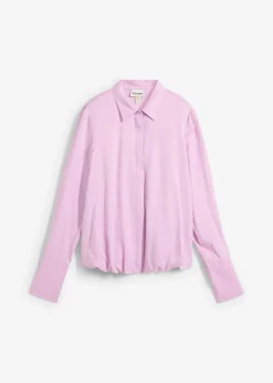 Damen bonprix Blusen & Tuniken|Bekleidung·Jacken & Mäntel|Satinbluse aus Viskose-Mix