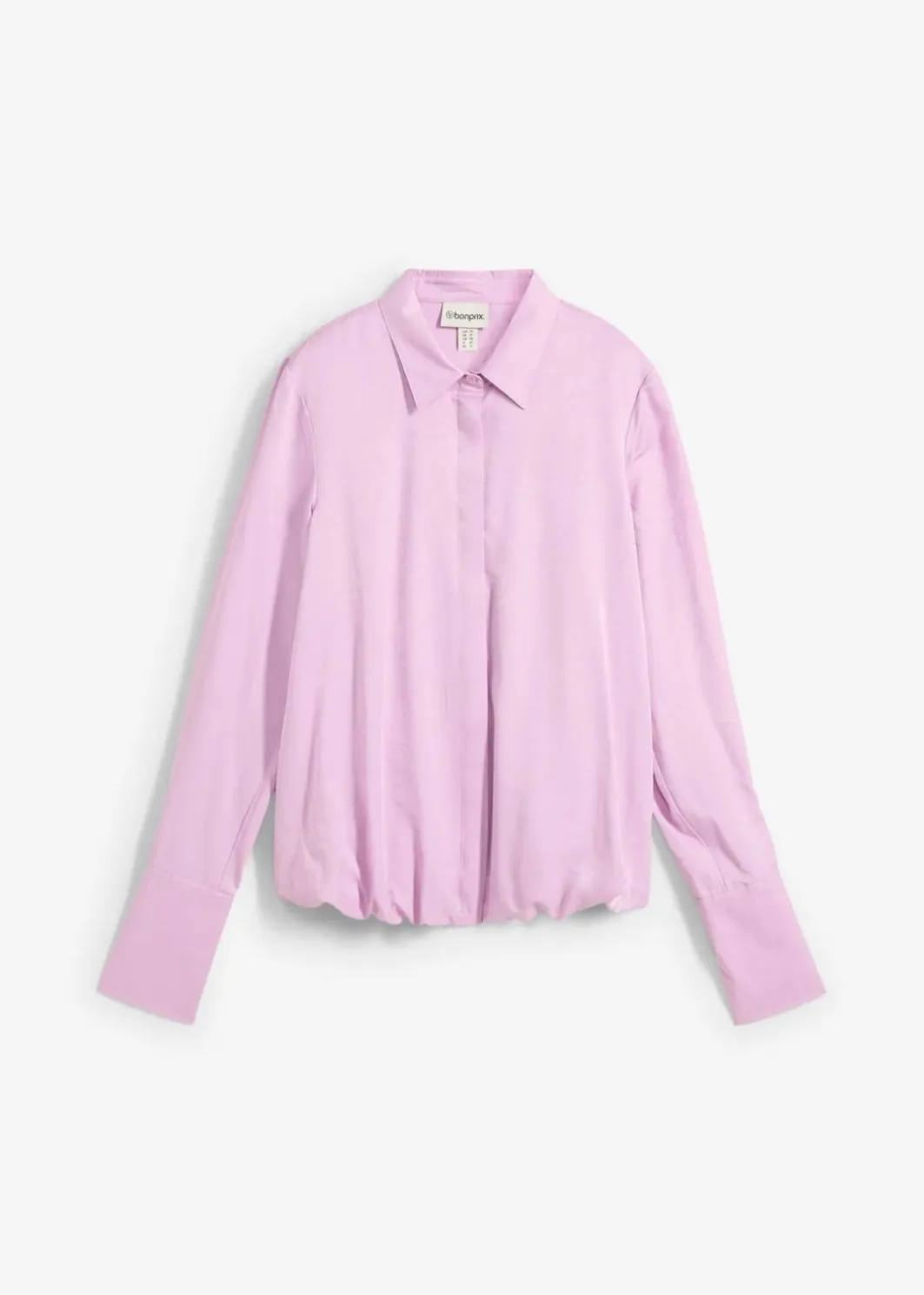 Damen bonprix Blusen & Tuniken|Bekleidung·Jacken & Mäntel|Satinbluse aus Viskose-Mix