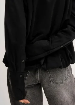 Damen bonprix Bekleidung·Jacken & Mäntel|Blusen & Tuniken|Satinbluse aus Viskose-Mix