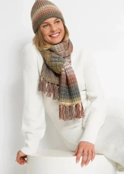 Sale Schal und Mütze (2-tlg.Set) Damen Mützen, Caps & Hüte|Schals & Tücher